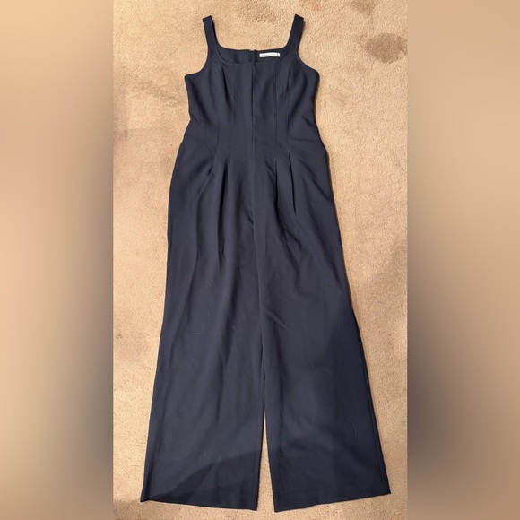 Abercrombie & Fitch Pants - Abercrombie & Fitch Black Square-Neck Wide-Leg Jumpsuit Size Medium BNWT